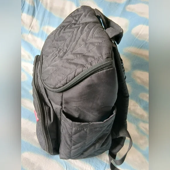 Skip Hop Quilted Backpack Black - Picture 3 of 16